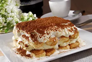 Italian Dessert Drucke: Tiramisu