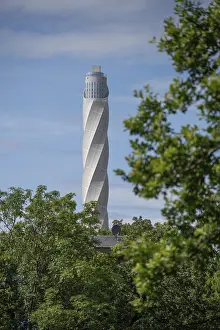 Uninhabited German Structure Drucke: TK-Elevator test tower, test tower for lift systems