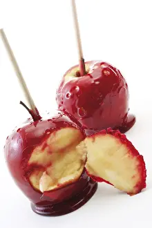 Cut Out Food Images Drucke: Toffee apples
