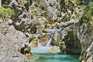 Drucke von Tolminer Schlucht, Smaragdroute, Nationalpark Triglav, Region Primorska, Slowenien, Tolmin, Goriška, Slowenien Slowenien Drucke: Tolminer Schlucht, Smaragdroute, Nationalpark Triglav