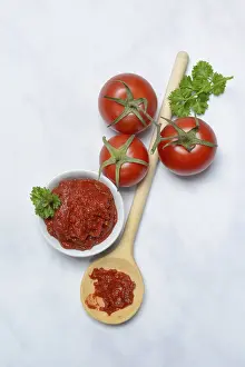 Tomato Paste Drucke: Tomato paste in skin, tomatoes, Germany