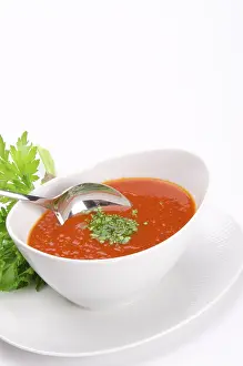 Vegetarian Meal Drucke: Tomato soup