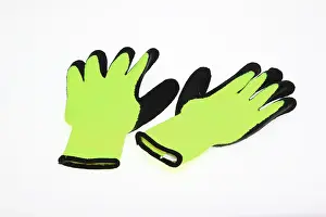 Handicraft Protective Gear Drucke: Tools, work gloves with anti-slip surface