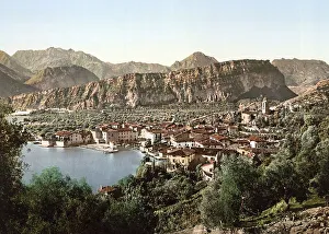 Northern Italy Scenic Views Drucke: Torbolo, Torbole, general view