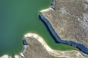 Central European Mountain Scenery Drucke: The Totensee at Grimsel Pass seen from above