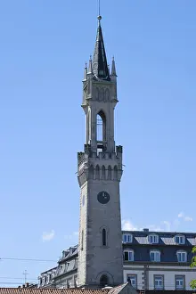 German Federal Republic Tower Drucke: Tower of the main station, Constance