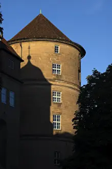 Turm, Altes Schloss, Abendlicht