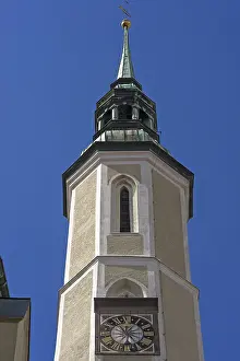 Low Angle Church Photography Drucke: Tower of Trinity Church, Gorlitz