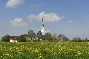 Bavarian Townscape Drucke: Townscape, Marienberg, Schechen