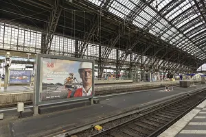 Cologne Central Station Drucke: Tracks closed, construction work