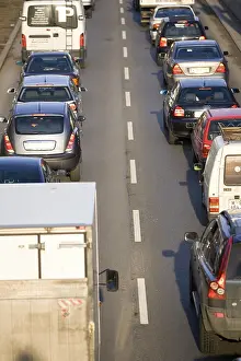 Road Traffic Movement Drucke: Traffic jam