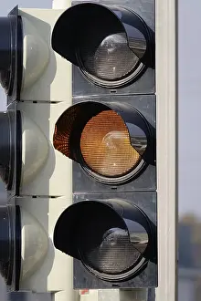 Empty European Roads Drucke: Traffic light, Germany