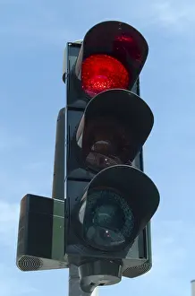 Red Traffic Light Drucke: Traffic light, red