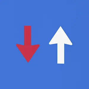 Directional Arrow Sign Drucke: A traffic priority roadsign