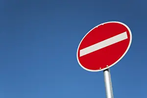 No Entry Sign Drucke: Traffic sign No Entry