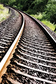 Railway Track Photography Drucke: Train tracks