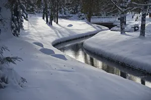 Bilder Datiert 1. Oktober 2024: Ruhiges Winterbild mit einem kleinen.
