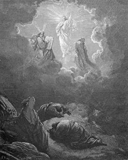 Christian Illustration Drucke: The Transfiguration of Christ, Jesus in Glory