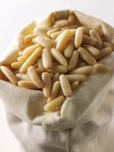 Empty Studio Background Image Drucke: Whole pine nuts
