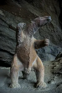 Faultier Drucke: Replik eines Mylodon, des Riesenschildkrötenfaultiers