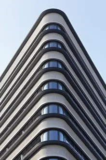 Saxony Germany Architecture Drucke: Triangular office tower, Trias high-rise