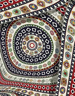 Cultural Heritage Site Image Drucke: Tribal art background composition