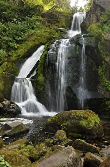 Black Forest Landscape Drucke: Triberg waterfall