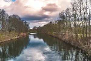 Lower Saxony Landscape Drucke: As a tributary to the river Leine
