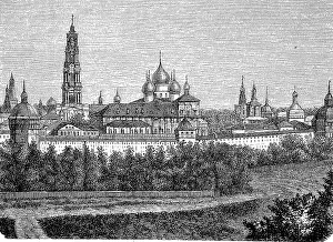 Historical Religious Buildings Drucke: Trinity Monastery of St. Sergius