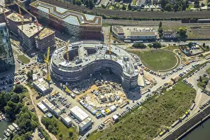 Contemporary German Architecture Drucke: TRIVAGO head office under construction