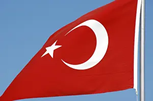 State Flags Of Europe Drucke: Turkey flag