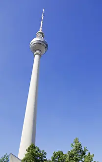 Alexanderplatz Skyline Drucke: TV tower in Berlin