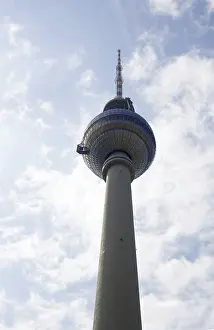 Alexanderplatz Skyline Drucke: TV tower in Berlin