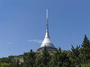 Television Towers In Europe Drucke: TV tower and Hotel Jestěd