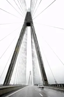 Deserted Road Drucke: Uddevalla bridge