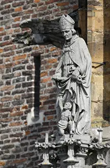 Ulm Minster Statues Drucke: Ulm Minster, statues and mythical creatures