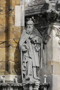 Ulm Minster Statues Drucke: Ulm Minster, statues and mythical creatures