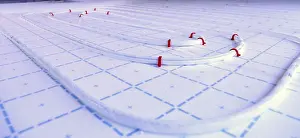 New House Construction Drucke: Underfloor heating in the shell