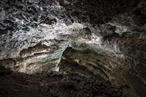 Volcanic Stone Formations Drucke: Underground cave formed by lava flow