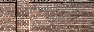 European Deserted Landscape Drucke: Uniform brick wall with no recognisable features