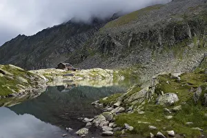 Salzburg Lake Drucke: Unterer Gerlossee, lake, Reflection