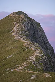 Stone Staircases In Europe Drucke: Upper section of the Rorsethornet stone staircase