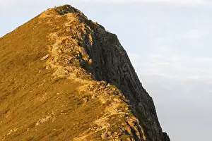 Stone Staircase Norway Drucke: Upper section of the Rorsethornet stone staircase
