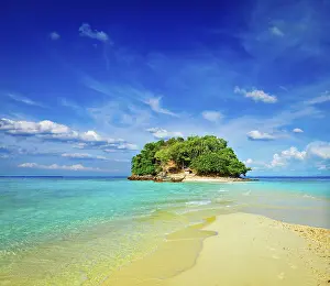 Underwater Photo Thailand Drucke: Vacation holidays concept background