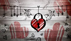 Gerahmter Druck : Der Hintergrund von Valentinstag. Gerahmter Druck : Der Hintergrund von Valentinstag.