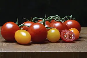 Diverse Tomato Varieties Drucke: Various cherry tomatoes, cherry tomato