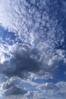 Central Europe Weather Drucke: Various cloud formations, Bavaria, Germany