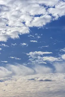 Blue Sky Europe Drucke: Various cloud formations, Germany