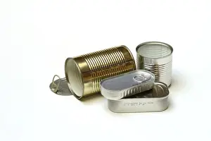Food Storage Solutions Drucke: Various tin cans, tin cans