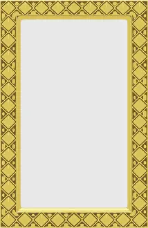 Deserted Gold Frame Drucke: Vector gold frame